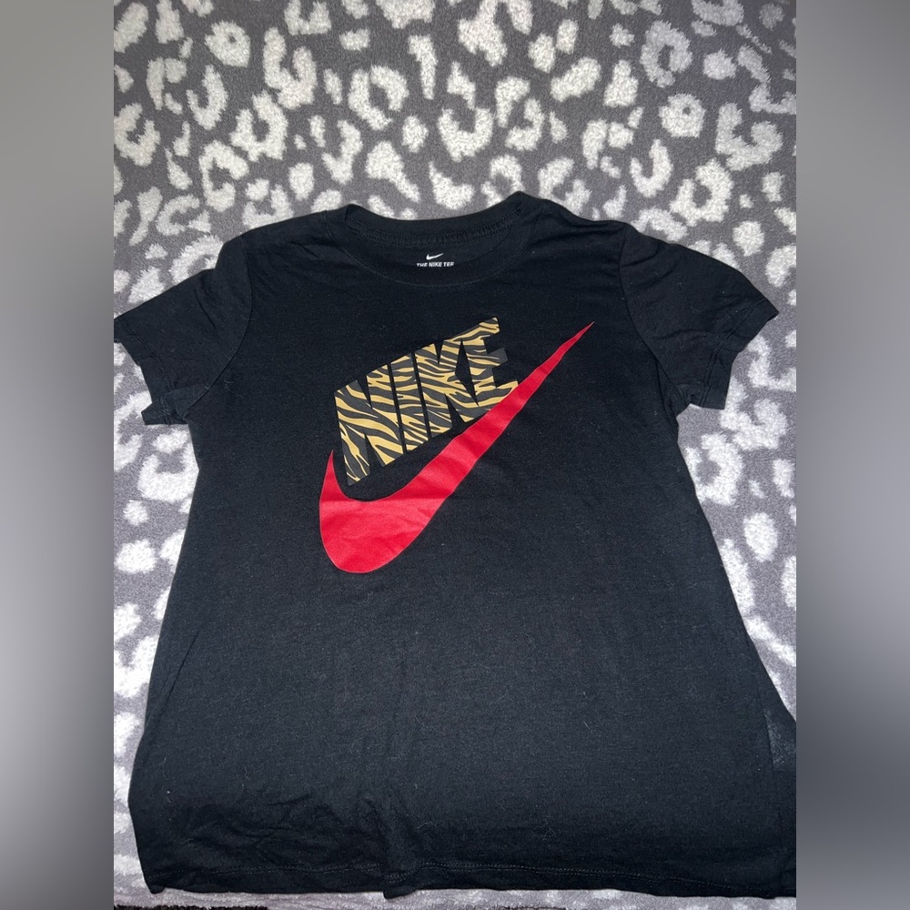 black zebra Nike t-shirt